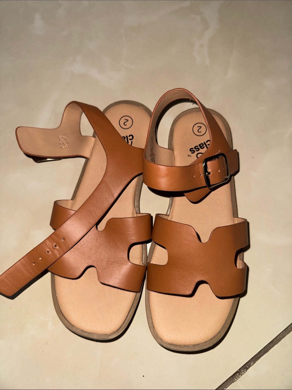 Cat & jack Girls brown sandals